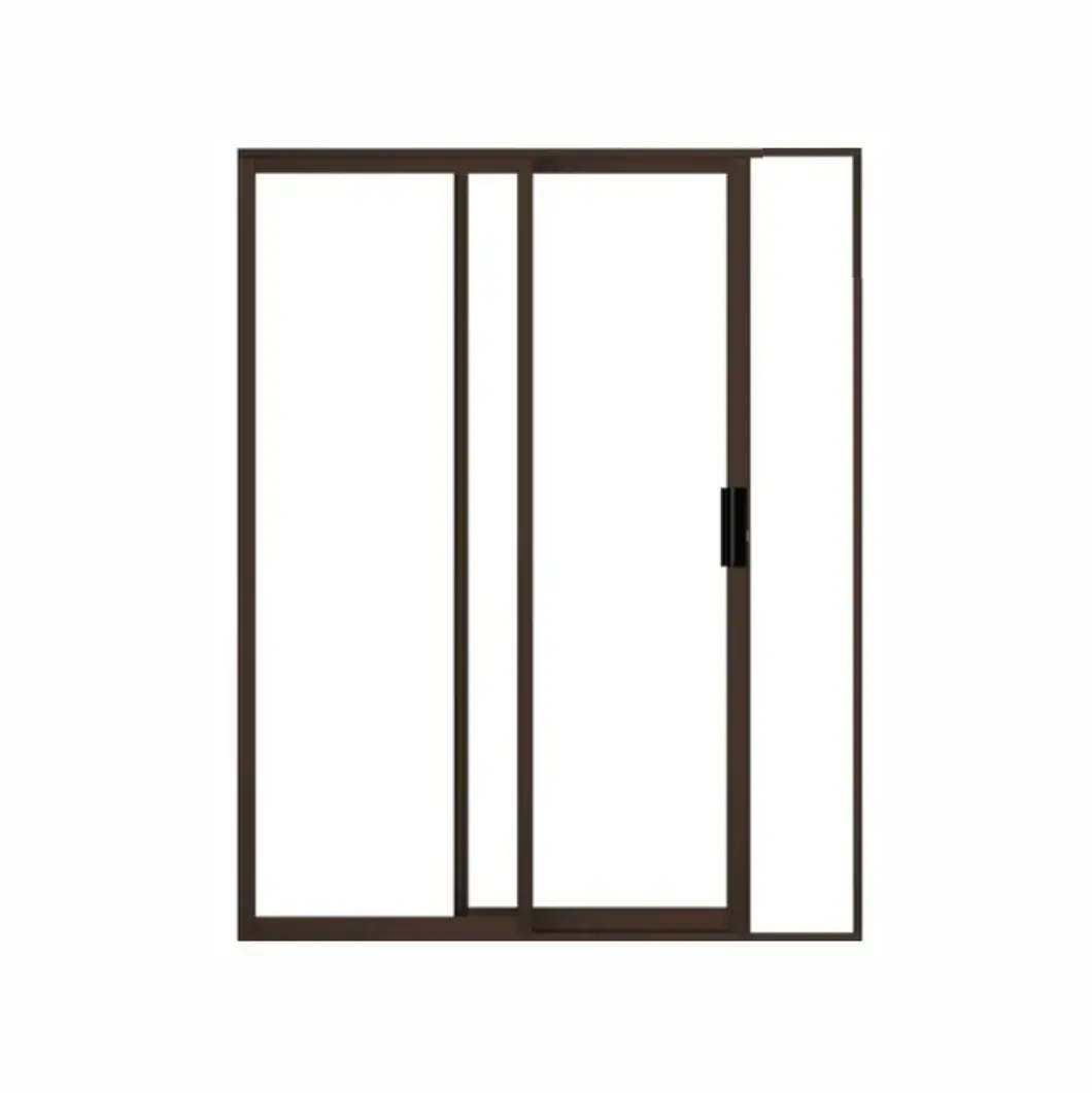 Sliding aluminium door installation